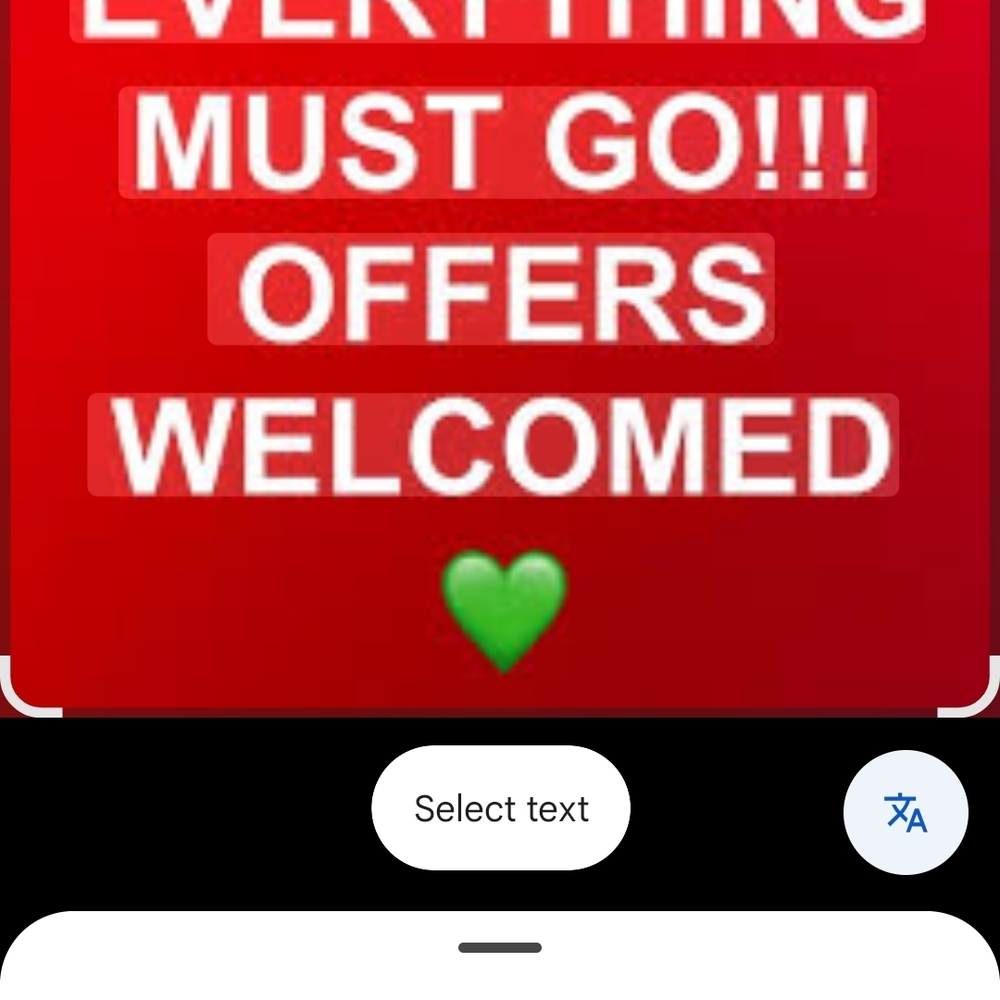 Red and Green Promotional Sign